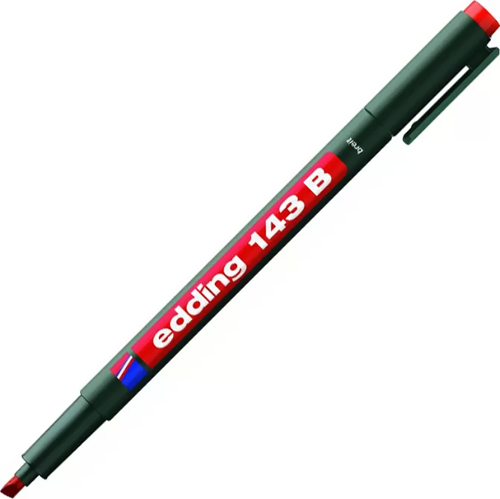 143B ASETAT KALEMİ 3mm KIRMIZI