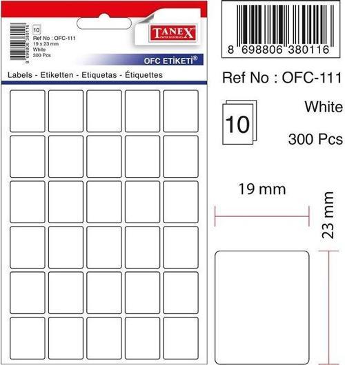 OFC-111 BEYAZ ETİKET POŞET