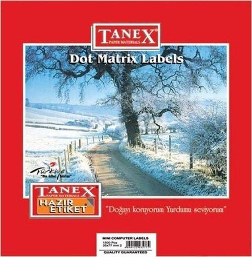 BİLGİSAYAR SÜREKLİ FORM ETİKETİ 22x55mm 3240 ADET