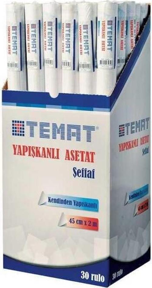 Yapışkanlı Asetat 45 cm x10 m