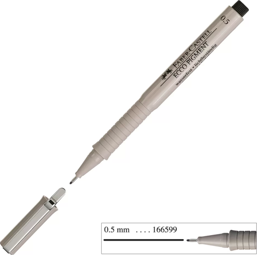 Ecco Pigment Çizim Kalemi 0.5 mm Siyah