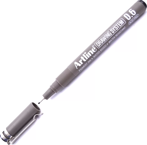 Çizim Kalemi 0.6 mm Siyah EK-236