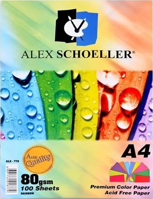 ALEX RENKLİ FOTOKOPİ KAĞIDI 80gr 600 ALTIN 100LÜ (457.00)