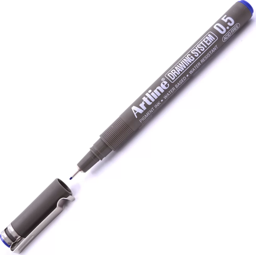 Çizim Kalemi 0.5 mm Mavi EK-235