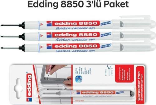 8850 Montaj İşaretleme ve Marangoz Kalemi 3'lü Paket