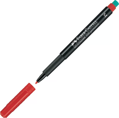 FABER-CASTELL ASETAT KALEMİ M KIRMIZI (152521)