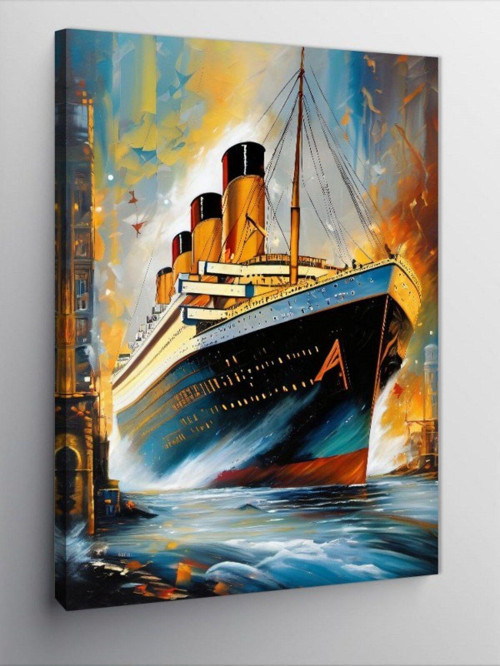 Kanvas Tablo Titanic Yolcu Gemisi