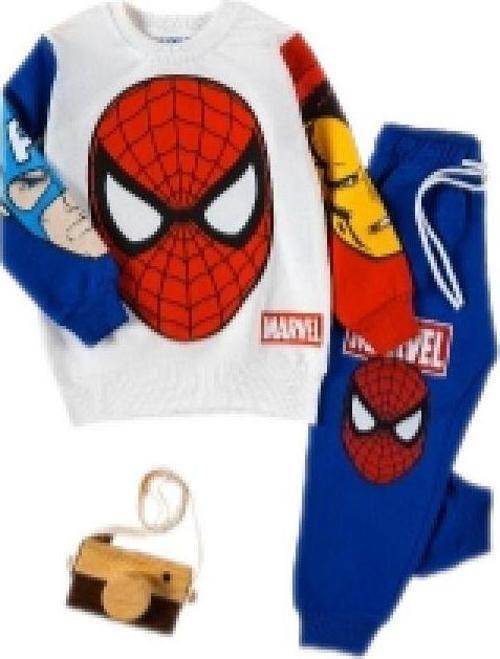 Erkek Çocuk Marvel Baskılı Bisiklet Yaka Eşofman Takımı 4/8 Yaş