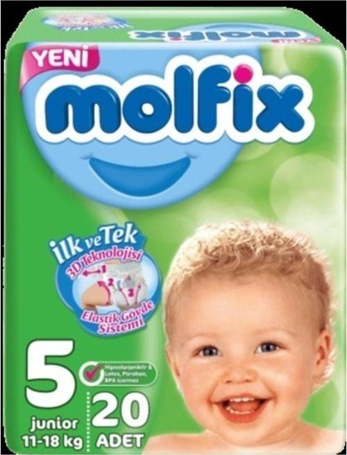 Bebek Bezi 5 Beden Junior İkiz Paket 20 Adet