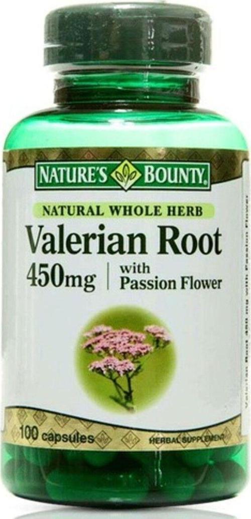 Valerian Root With Passion Flower 450 Mg 100 Kapsül