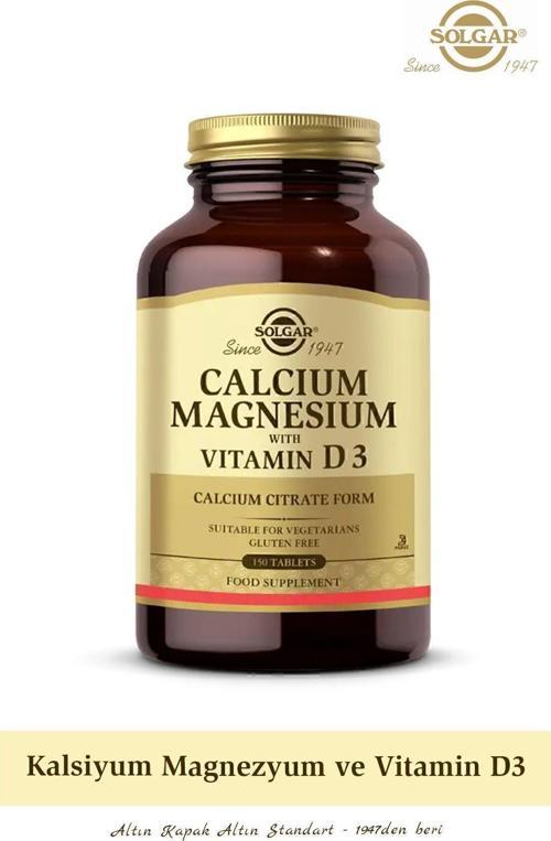 Calcium Magnesium With Vitamin D3 150 Tablet ( Kalsiyum Magnezyum Magnesyum D3)