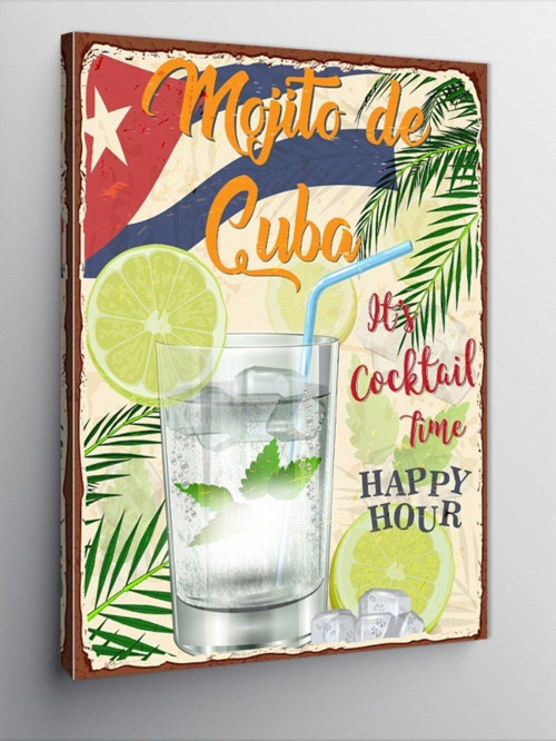 Kanvas Tablo Mojito Kokteyl