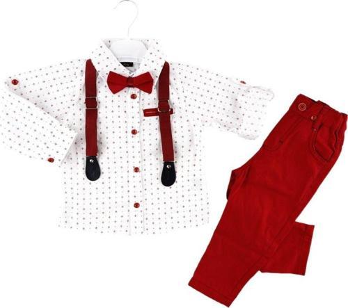 Erkek Çocuk Mevsimlik Papyonlu Ve Slopetli Takım Elbise 5/8 Yaş