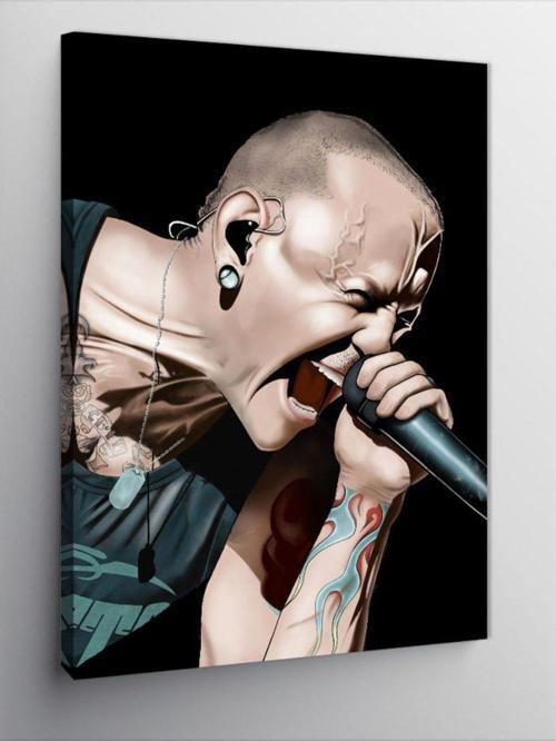 Kanvas Tablo Chester Bennington