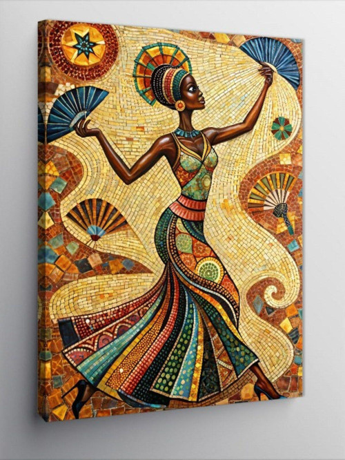 Kanvas Tablo Afrikalı Kadın