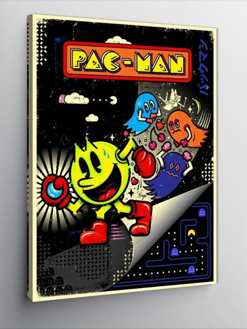 Kanvas Tablo Pac Man Oyun Temalı