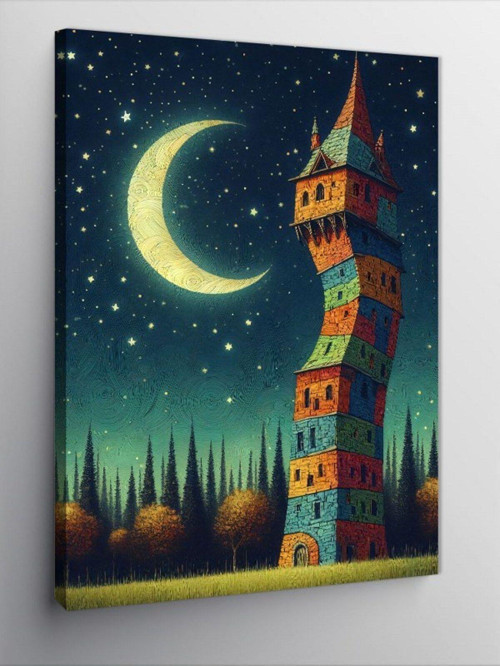 Kanvas Tablo Yatağında Kitap Okuyan Kadın