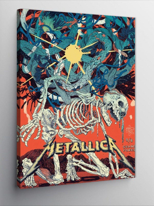 Kanvas Tablo Metallica Posteri