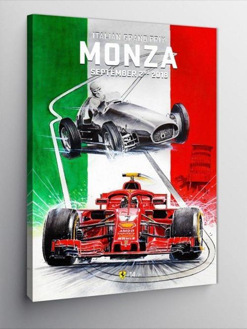 Kanvas Tablo Formula 1 Monza Pisti
