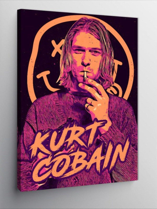 Kanvas Tablo Kurt Cobain