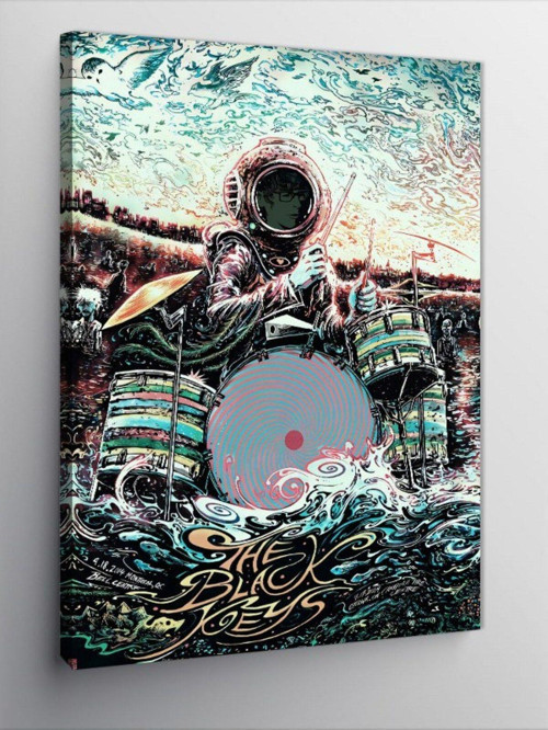 Kanvas Tablo Davulcu Astronot