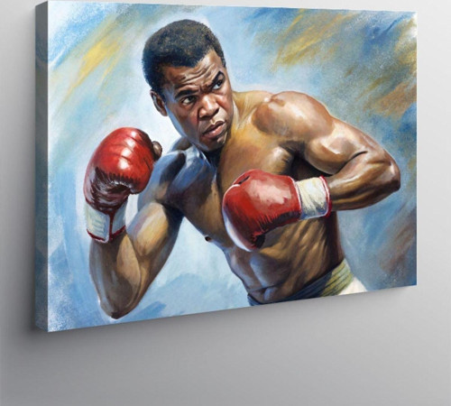 Kanvas Tablo Muhammed Ali Boksör
