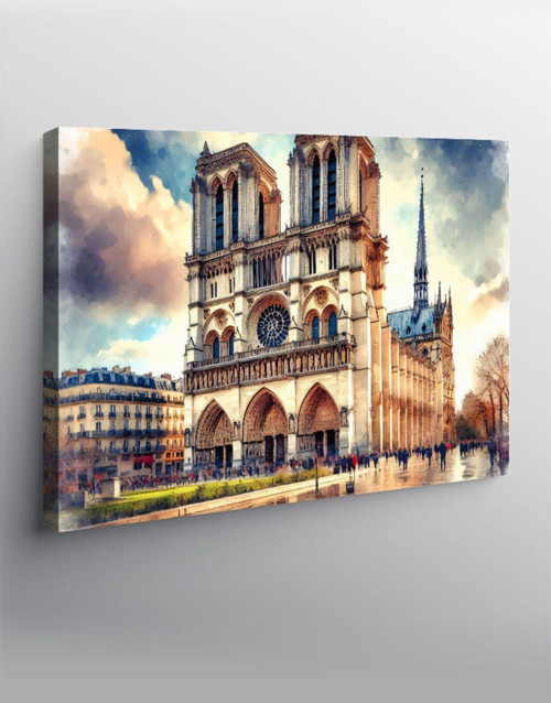 Kanvas Tablo Notre Dame Kilisesi