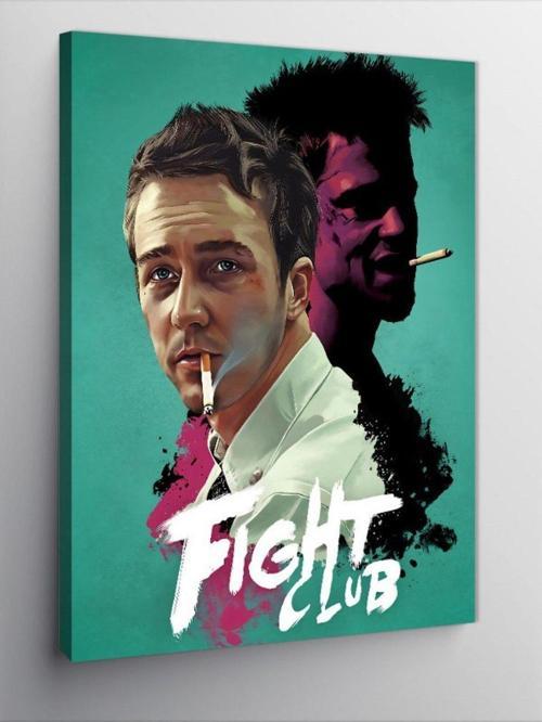Kanvas Tablo Fight Club Tyler Durden