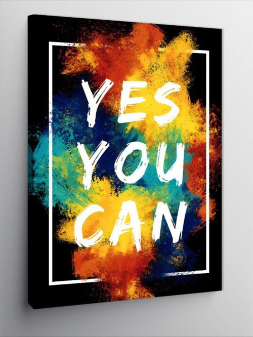 Kanvas Tablo Yes You Can