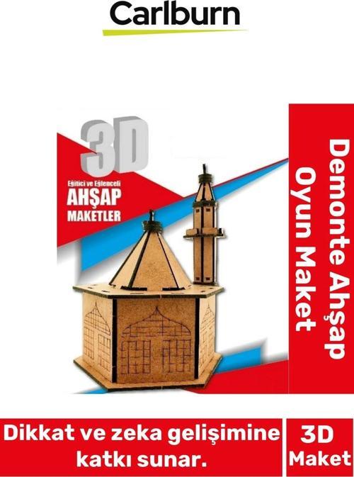 3 Boyut Eğitici Öğretici Zeka Geliştirici Boyanabilir Ebeveyn Çocuk Puzzle Demonte Ahşap
