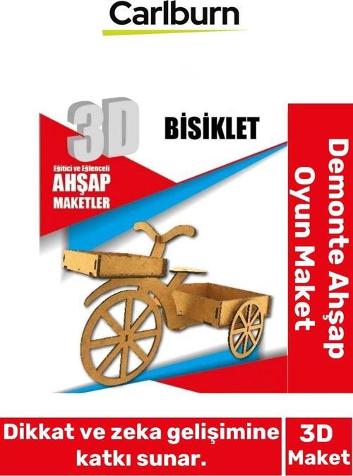 3 Boyut Eğitici Öğretici Zeka Geliştirici Boyanabilir Ebeveyn Çocuk Puzzle Demonte Ahşap Oyun Maket