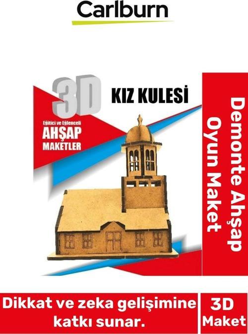 3 Boyut Eğitici Öğretici Zeka Geliştirici Boyanabilir Ebeveyn Çocuk Puzzle Demonte Ahşap Oyun Maket