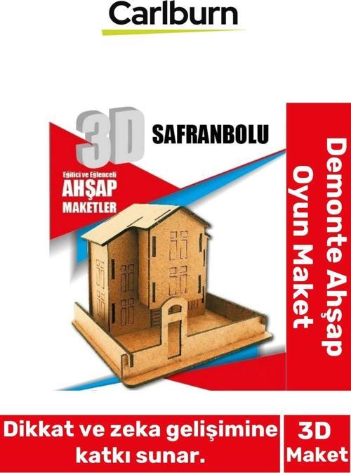 3 Boyut Eğitici Öğretici Zeka Geliştirici Boyanabilir Ebeveyn Çocuk Puzzle Demonte Ahşap Oyun Maket