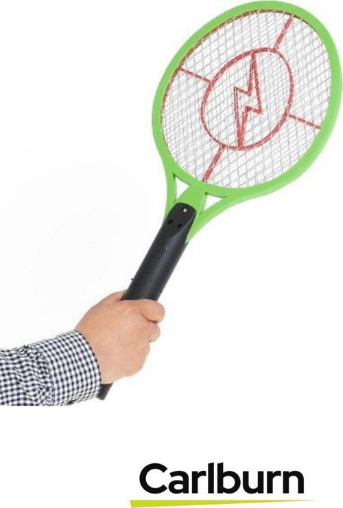 Özel Üretim Ergonomik Saplı Uv Işıklı Şarjlı Elektrikli Haşere Sinek Sivrisinek Böcek Avlama Raketi