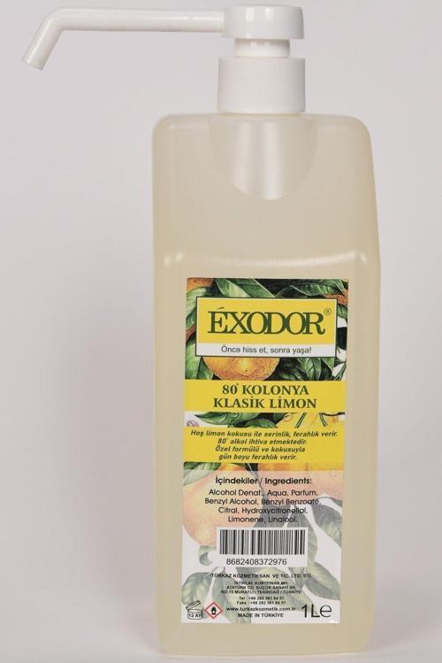 Klasik Limon Kolonyası Sprey Başlıklı 1 Lt 80 Derece