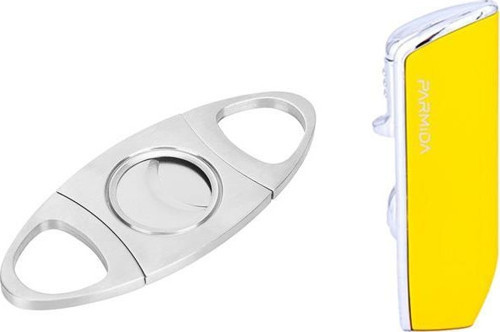 Sarı Üç Torch Pürmüz Çakmak Ve Metal Kesici Set
