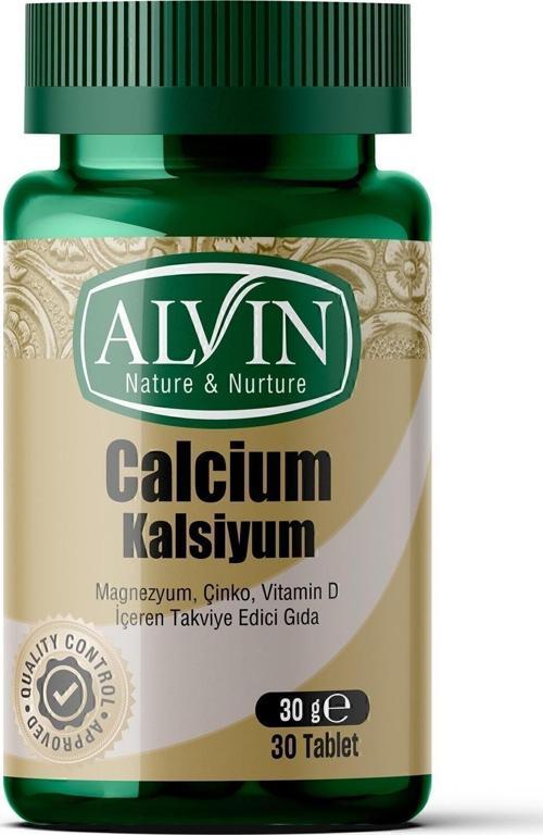 Kalsiyum Magnezyum Çinko Vitamin D Içeren Takviye Edici Gıda 30 Tablet