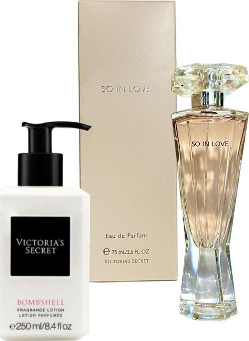 Bombshell 250ml Vücut Losyonu + So In Love Edp 75ml Kadın Parfüm 2li Set