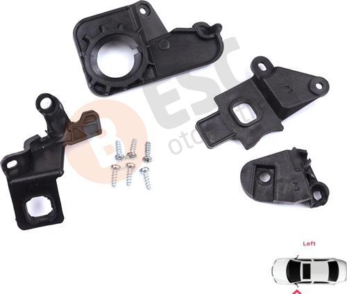 Citroen C5 MK2 MK3 RD TD RW X7 2008-2017 6212F0 İçin Sol Ön Far Ayak Tamir Seti