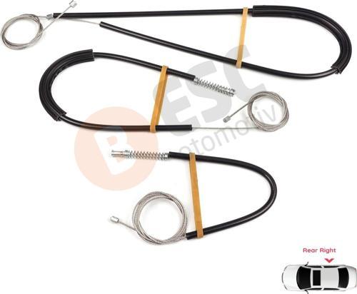 Land Rover Range Rover Sport MK2 L494 2013-2022 LR078870 İçin Arka Sağ Kapı Cam Kriko Tamir Seti