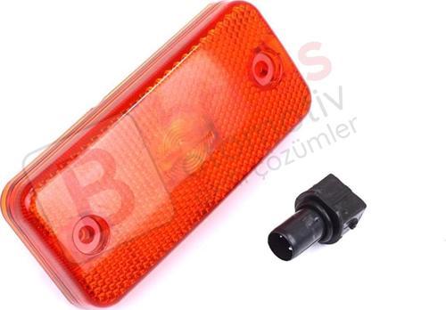 Fiat Ducato 250 Jumper Boxer Daily Relay 2006-2024 İçin Amber Renk Yan Bant Kapı Çamurluk Sinyali