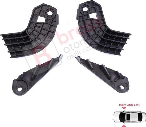 Ford Transit Custom MK1 V362 F3 FY FZ 2018-2024 Makyajlı Kasa İçin Sağ Sol Ön Far Ayak Tamir Seti