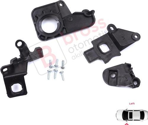 Citroen C5 MK2 MK3 RD TD RW X7 2008-2017 6212F0 İçin Sol Ön Far Ayak Tamir Seti