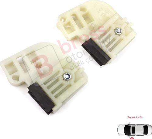 VW Transporter T5 T6 Caravelle Multivan 2003-2024 7H0837753 İçin Ön Sol Cam Kriko Klips Ayak Seti
