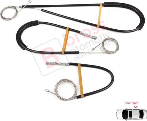Land Rover Range Rover Sport MK2 L494 2013-2022 LR078870 İçin Arka Sağ Kapı Cam Kriko Tamir Seti