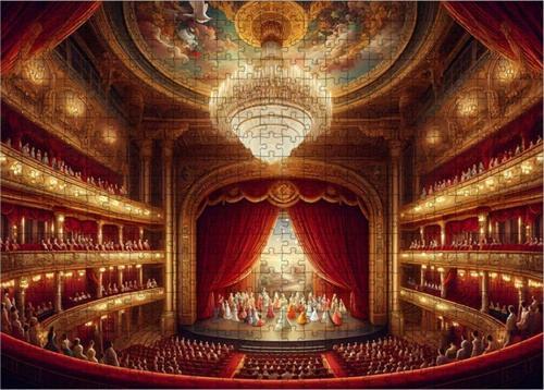 Ahşap Mdf Puzzle Yapboz Opera Salonu 500 Parça 50*70 Cm