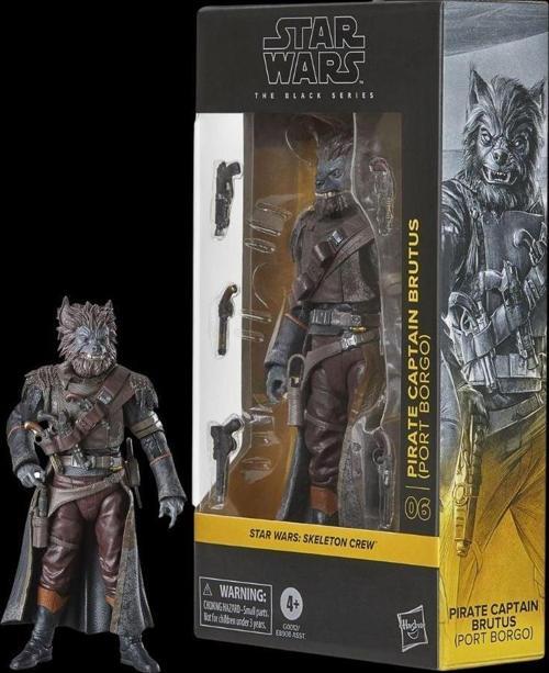 Black Series Pirate Captain Brutus (Port Borgo) ( Skeleton Crew) Aksiyon Figürü