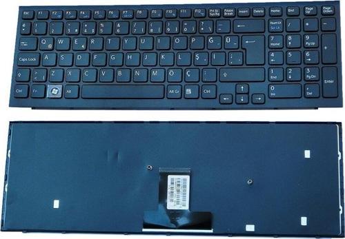 Sony Vaio Vpceb1E9J, Vpceb3L9E Çerçeveli Siyah Klavye K-So9