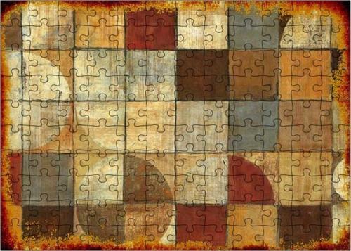 Ahşap Mdf Puzzle Yapboz Kübik Resim 120 Parça 25*35 Cm