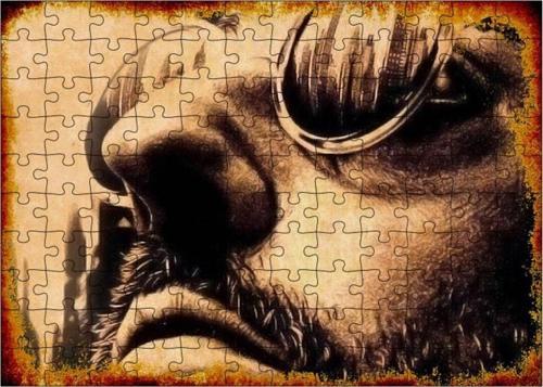 Ahşap Mdf Puzzle Yapboz Leon The Professional 120 Parça 25*35 Cm
